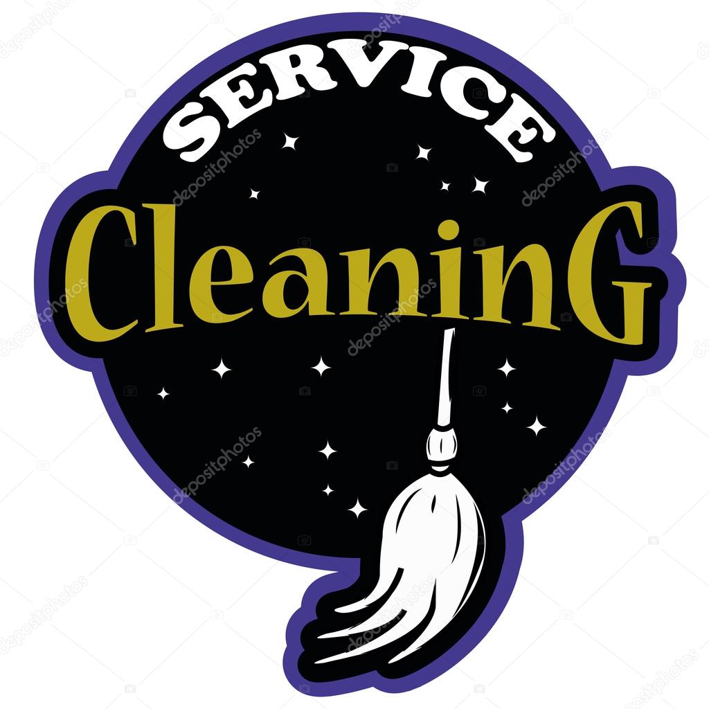 Cleaning service logo professional