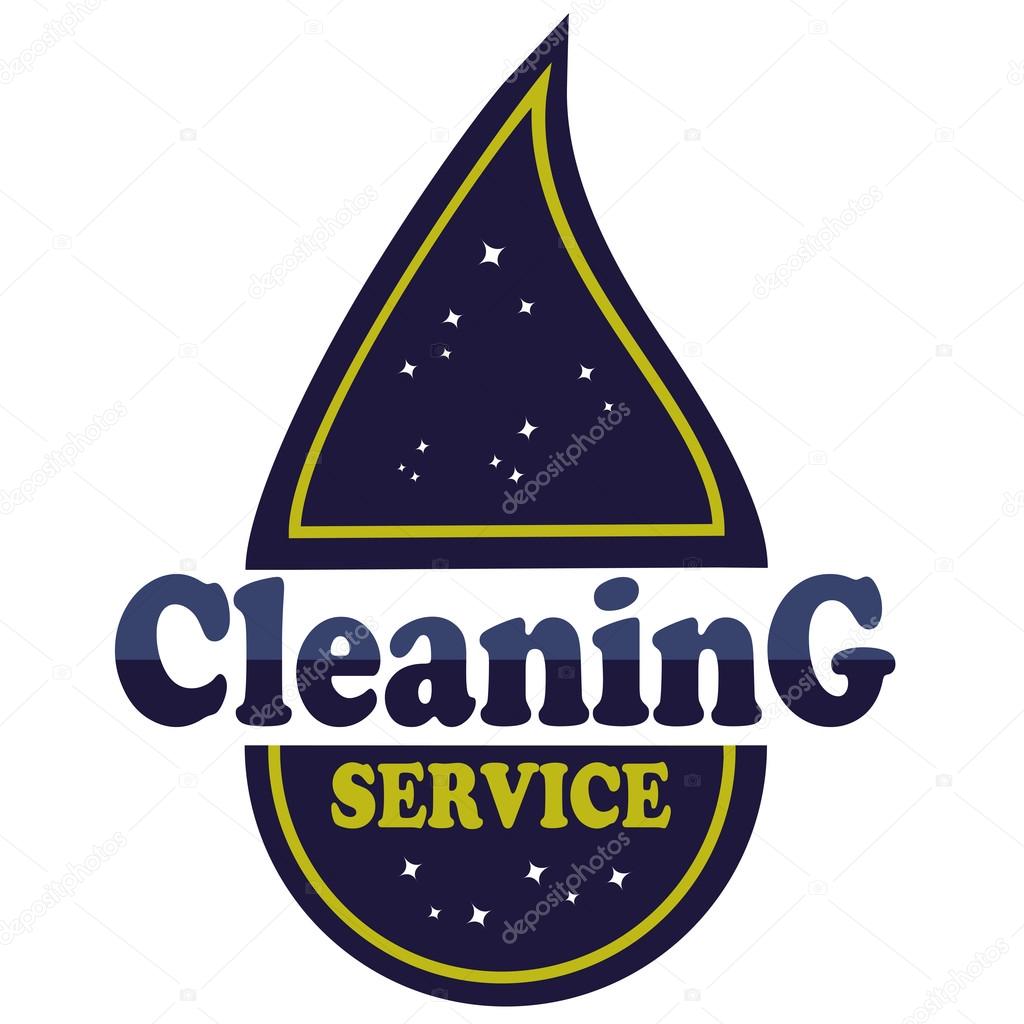 Cleaning service logo professional