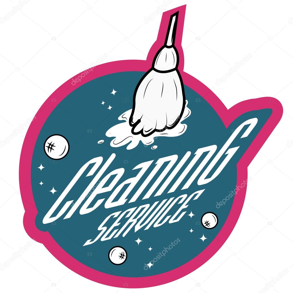 Cleaning service logo professional