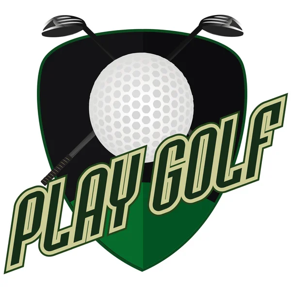 Golf kulübü etiketleri ve Amblemler profesyonel logo