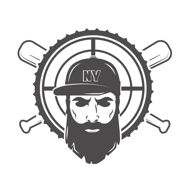 Amerikan hipster etiket vektör