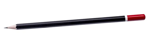 Заостренный чёрный карандаш — стоковое фото
