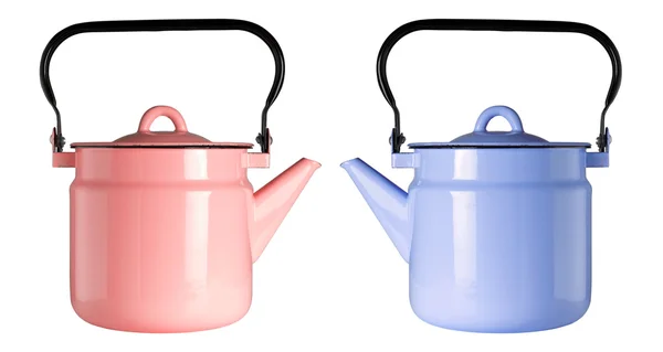 Red and blue kettle
