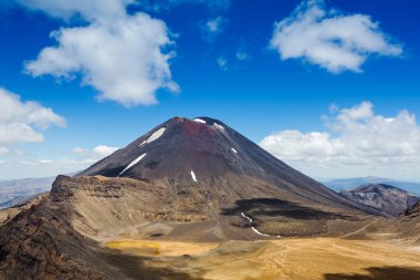 Mt. Ngauruhoe, North Island, Yeni Zelanda 