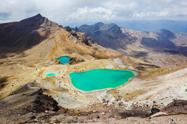 Emerald Lakes ib New Zealand