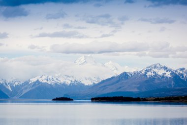 Mount Cook görkemli görünümü