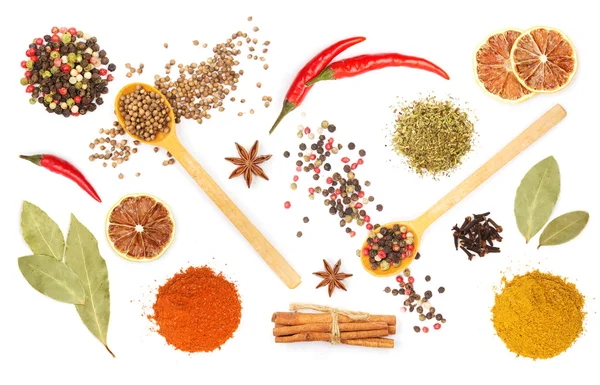 renkli baharat ve otlar 