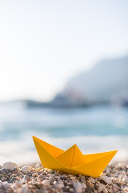 kağıt tekne Beach 