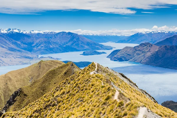 Lake Wanaka en aspirant-Mt — Stockfoto