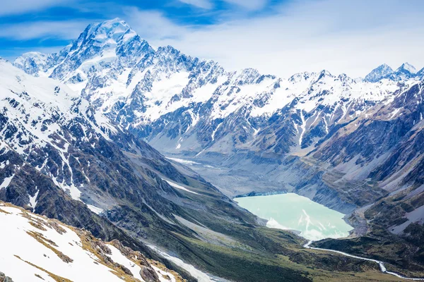 Majestátní pohled na Mount Cook — Stock fotografie