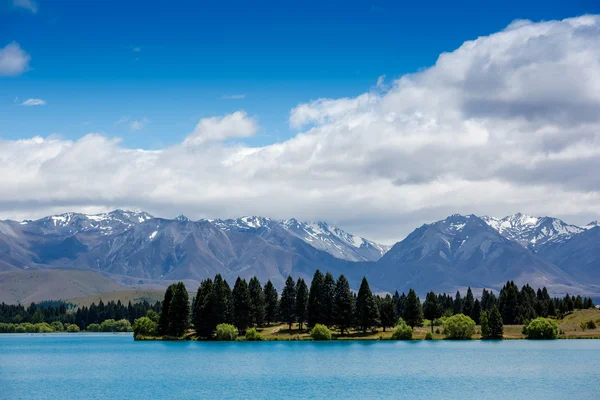 Paesaggio montano della Nuova Zelanda — Foto Stock