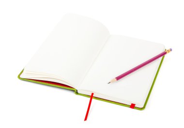 defter ve kalem beyaz 