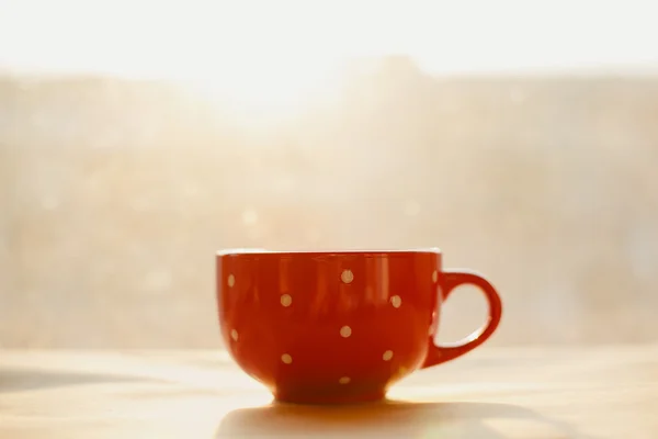 Egy csésze tea sütivel. — Stock Fotó