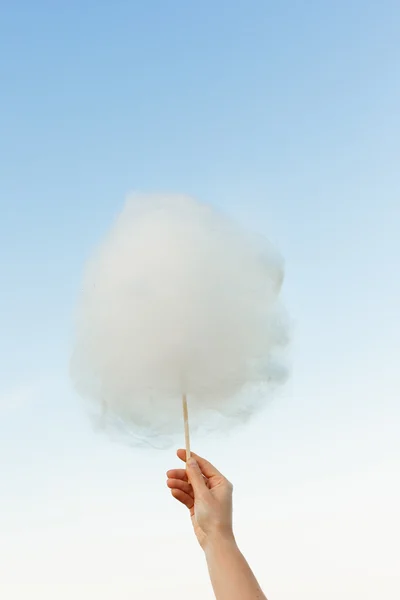 Cotton Candy on Stick — Stock Photo, Image