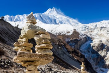 Bina arka plan Himalayalar ile