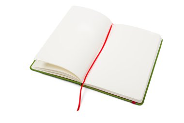 yer işaretiyle açık defter