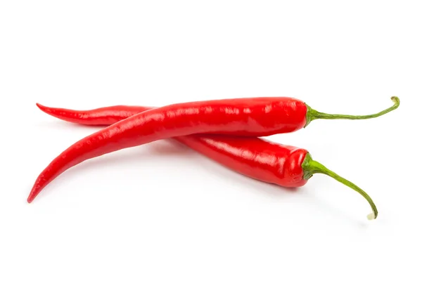 Stack of red chili peppers — Stock Photo, Image