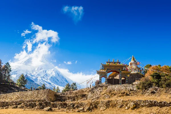 Religiöses Bauen im Himalaya — Stockfoto