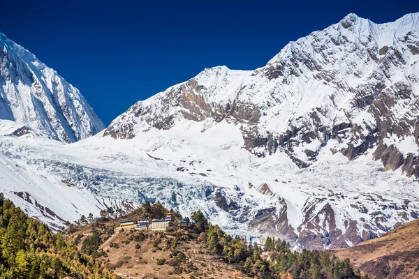 Pasmo górskie Himalajów — Zdjęcie stockowe