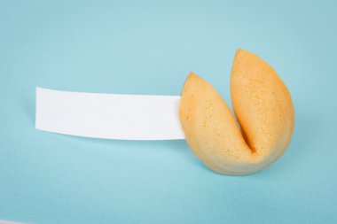 boş kağıt fal kurabiyesi