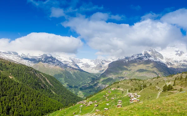 아름 다운 산 파노라마 — 스톡 사진