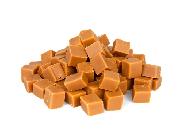 Słodki karmelowy bloki — Zdjęcie stockowe
