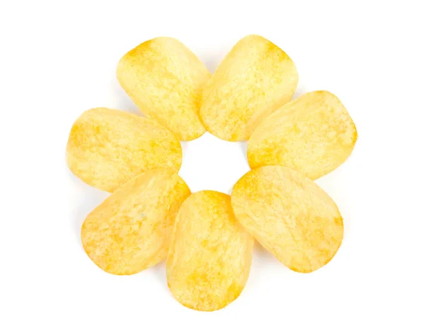 Pikantní brambory v podobě květin — Stock fotografie