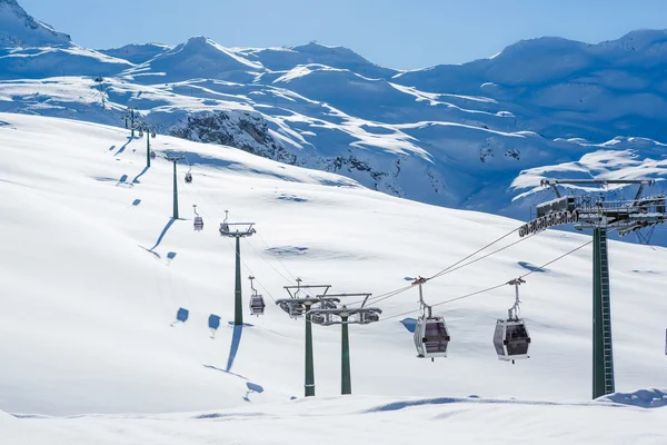 The ski resort, Switzerland — Stock Photo, Image