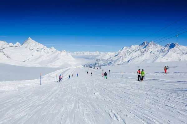 Slope on the ski resort — Stock Photo, Image