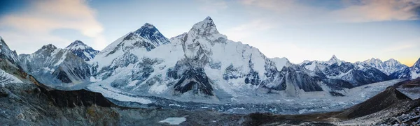 Видом Гору Еверест Нуптзе Національний Парк Сагармата Непал Гімалаї — стокове фото