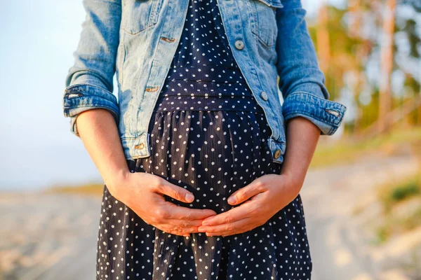 Gravidez Maternidade Novo Conceito Família — Fotografia de Stock