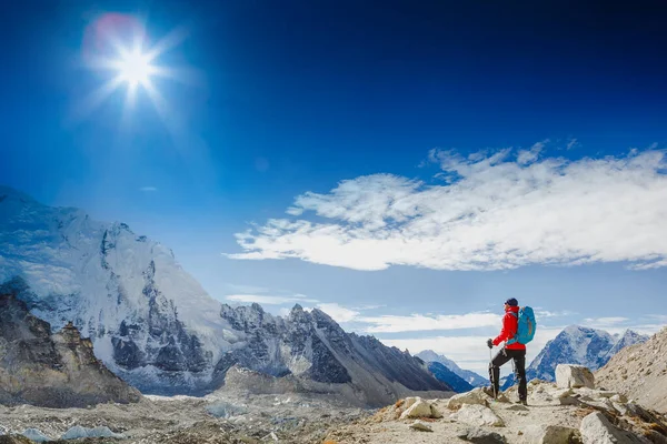 Wandelen Himalaya Bergen — Stockfoto