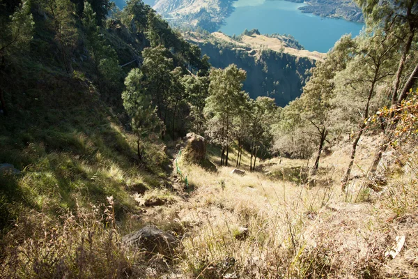 Monte Rinjani trekking — Foto de Stock