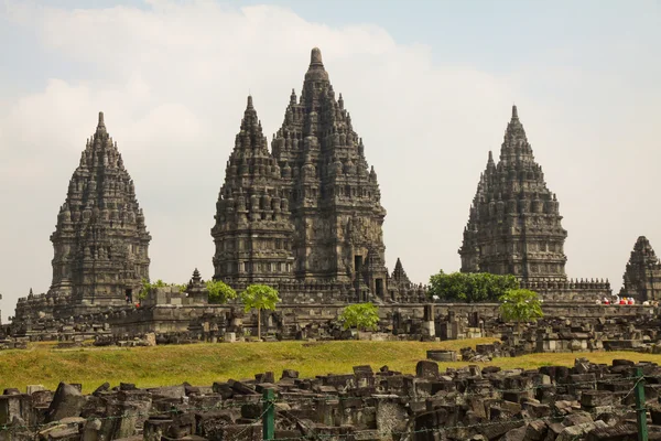 Templo hindú de Prambanan, Indonesia — Foto de Stock