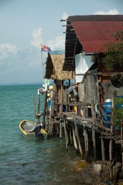 Balıkçı köyü olarak Pulau Sibu, Malezya