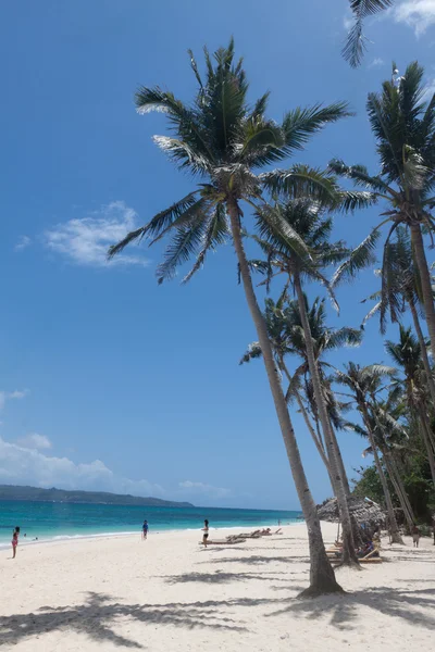 Traumstrand Boracay Bootstour, Philippinen — Stockfoto