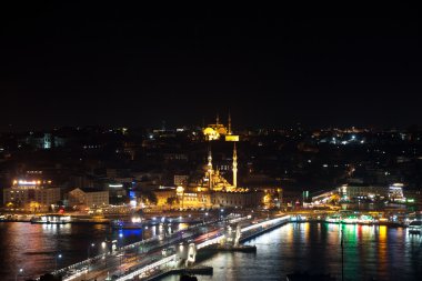 Galata Kulesi, Istanbul manzarası.