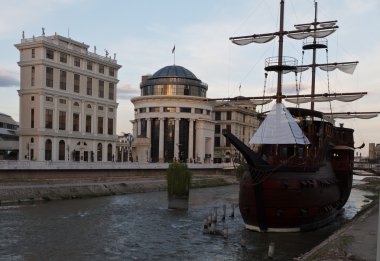 Makedonya'nın başkenti şehir Skopje