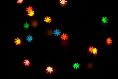 bokeh ışıklar doku