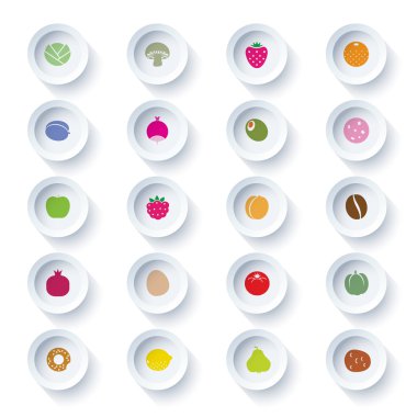  Yemek simgesi. Yemek amblemi. Logo yiyin.