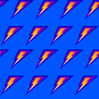 Yıldırımlardan ya da parıltılardan kusursuz bir desen. Geometrik süs. Duvar kağıdı, ambalaj kağıdı deseni. 