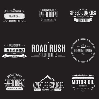 Vintage rozet Set tasarımı