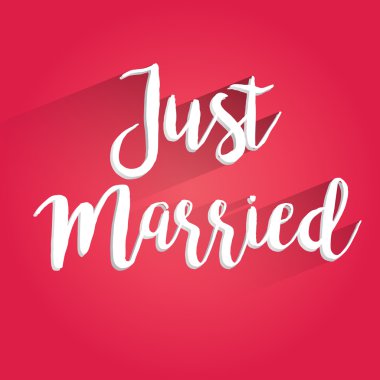 Sadece tasarım yazı evli