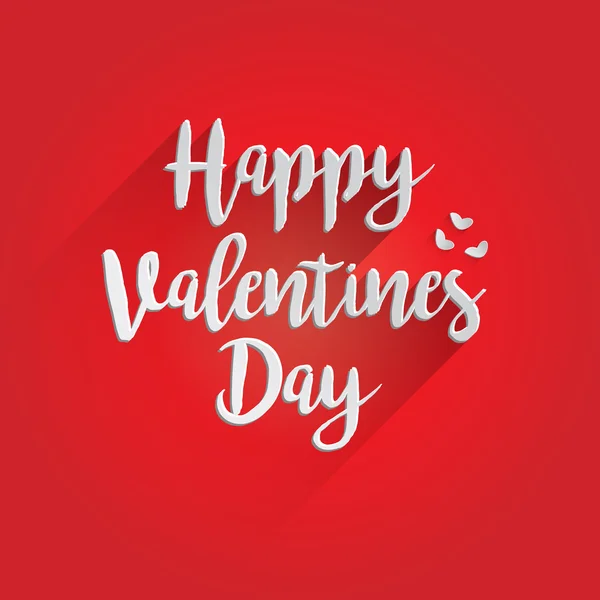 Boldog Valentin-napot felirat Design — Stock Vector
