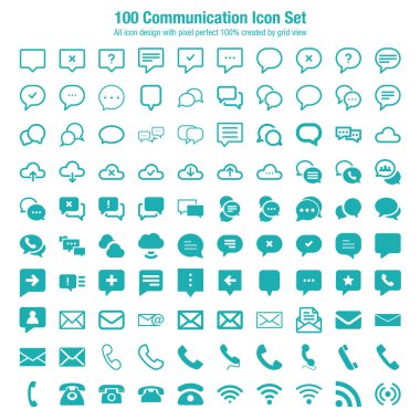 iletişim Icon set
