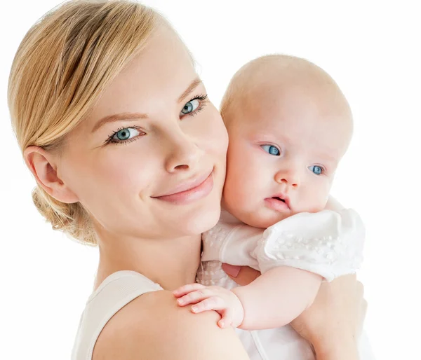 Happy family mother and baby — Stock Photo, Image