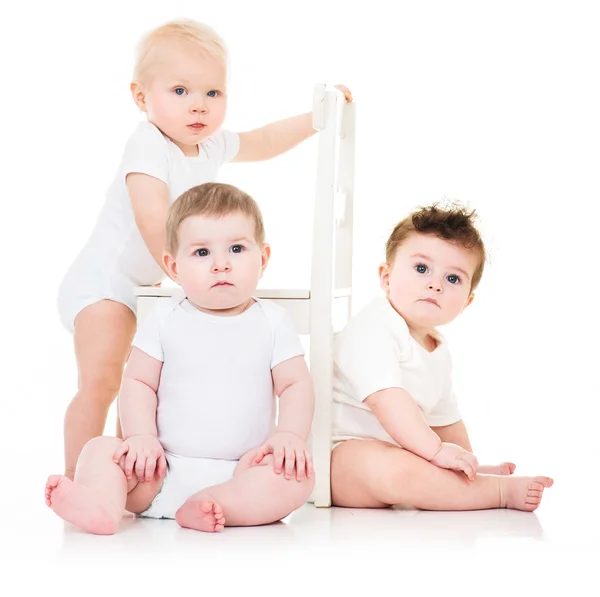 Group of cute babies — Stock Photo, Image