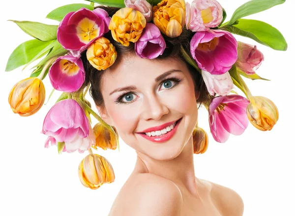 Beauty Spring Girl — Stock Photo, Image