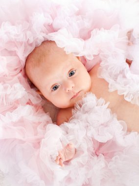 Sevimli bebeğin portresi