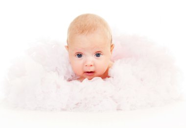 Sevimli bebeğin portresi